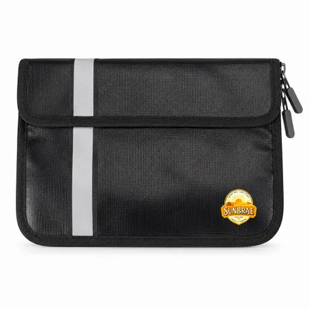 Fire Resistant Document Bags - Custom Patch