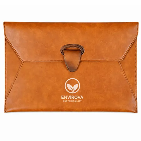 Leather Document Holders - Custom Patch