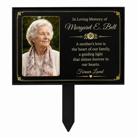 Cemetery Memorial Stakes - Custom Patch