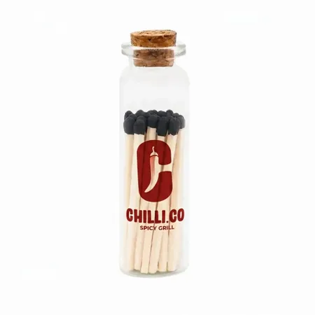Mini Matchstick Bottles - Custom Patch