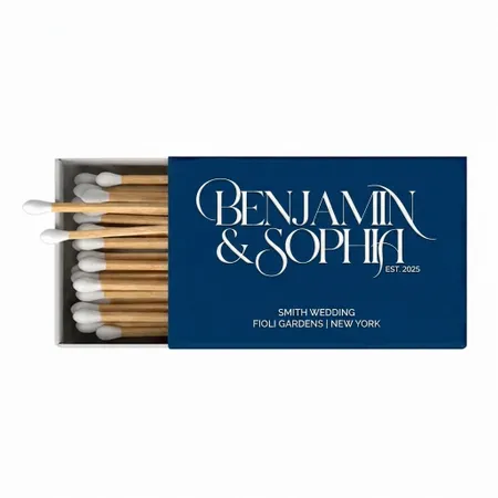 Wedding Favor Matchboxes - Custom Patch