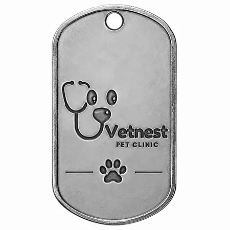 3D Metal Dog Tags - Custom Patch