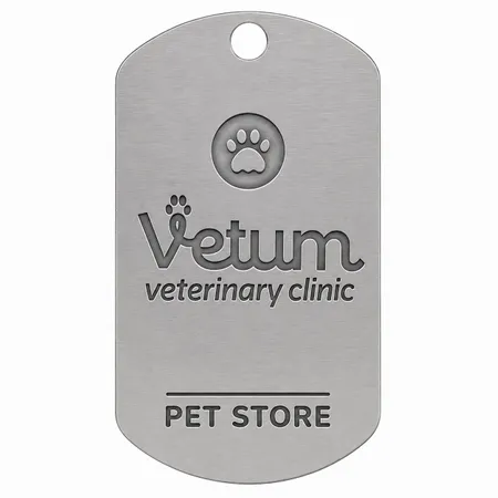 Die Struck Metal Dog Tags - Custom Patch
