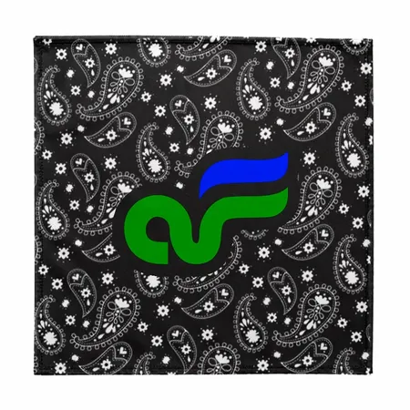 Custom Colored Microfiber Bandanas - Custom Patch