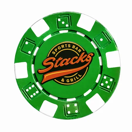 6 Stripe Custom Poker Chips - Custom Patch