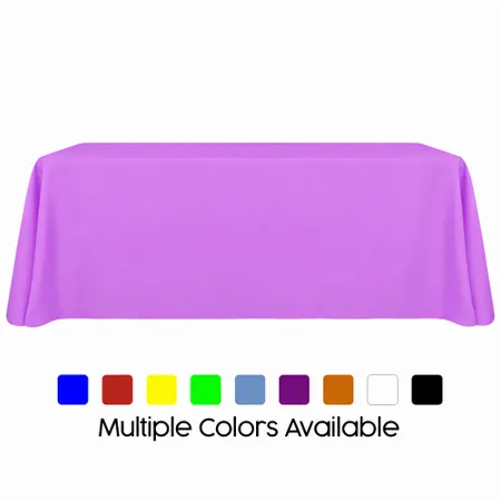 Blank Rectangle Table Throw Cover - Custom Patch