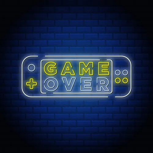 Game Neon Sign - Custom Patch