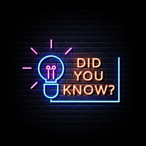 Did You Know Neon Sign - Custom Patch