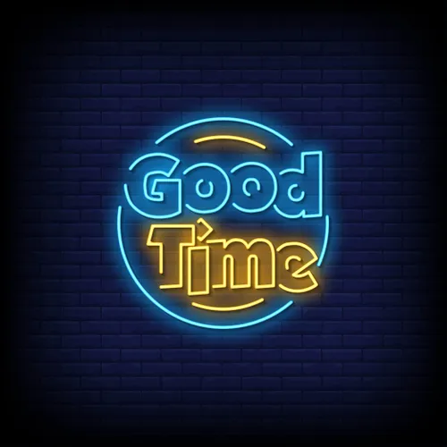 Good Time Neon Sign - Custom Patch