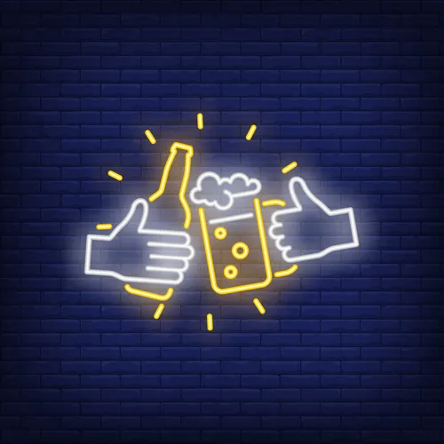 Octoberfest Neon Sign - Custom Patch