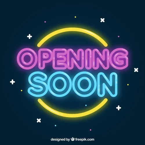 Opening Soon Neon Sign - Custom Patch
