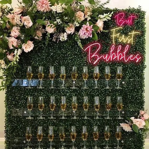 But First Bubbles Neon Sign - Custom Patch