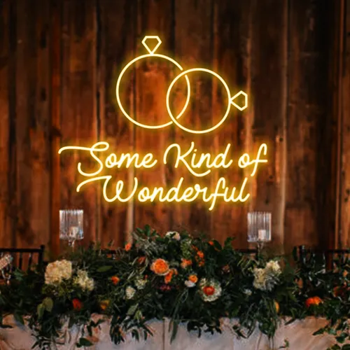 Some Kind Of Wonderful Neon Sign - Custom Patch