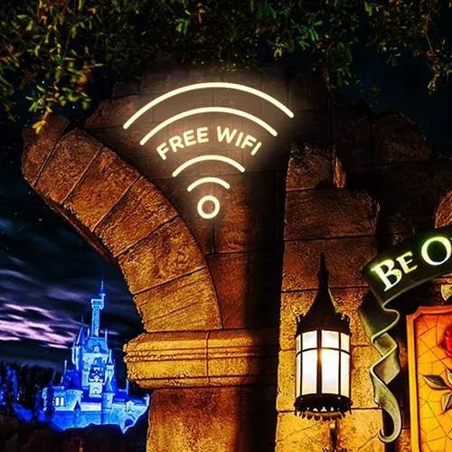 Free Wifi Neon Sign - Custom Patch