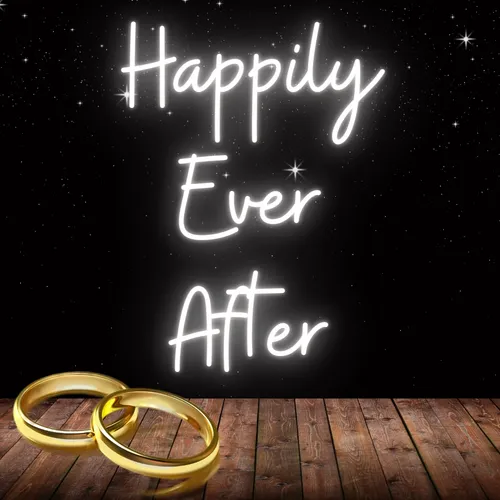 Happily Ever After Neon Sign - Custom Patch