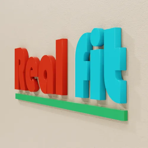 Painted Solid Acrylic Letters - Custom Patch
