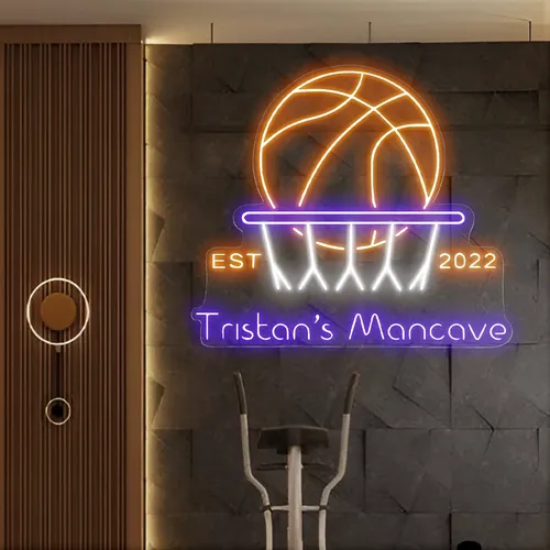 Tristans Mancave Neon Sign - Custom Patch