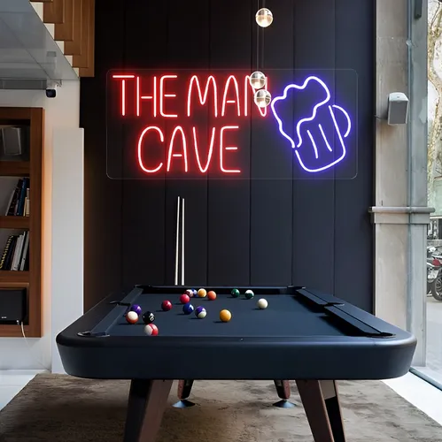 The Man Cave Neon Sign - Custom Patch