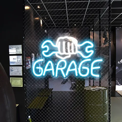 Garage Neon Sign - Custom Patch