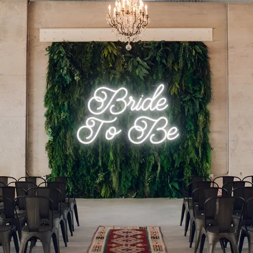 Bride To Be LED Neon Sign - Custom Patch