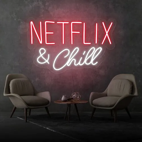 Netflix and Chill Neon Sign - Custom Patch