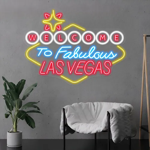 Welcome to Fabulous Las Vegas Neon Sign - Custom Patch