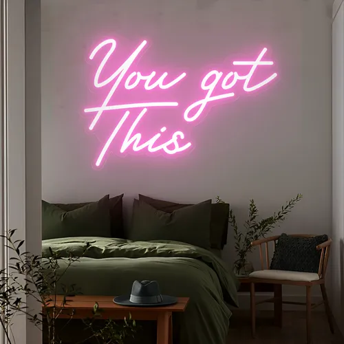 You Got This Neon Sign - Custom Patch