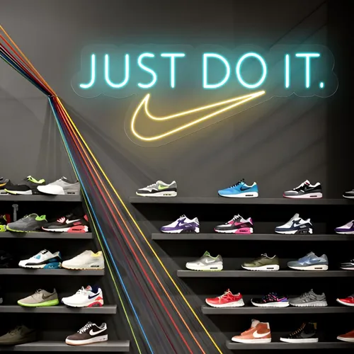 Just Do It Neon Sign - Custom Patch