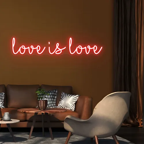 Love Is Love Neon Sign - Custom Patch