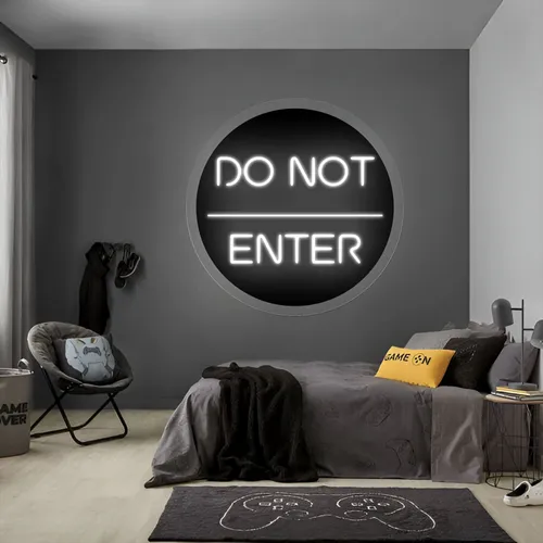 Do Not Enter Neon Sign - Custom Patch