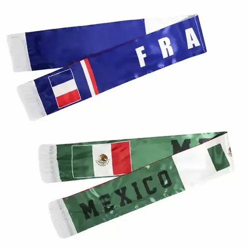 Soccer Fan Scarf - Custom Patch