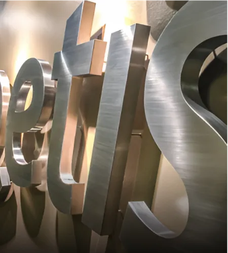 Stainless Steel Signs - Custom Patch