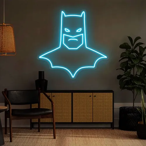 Batman Neon Sign - Custom Patch