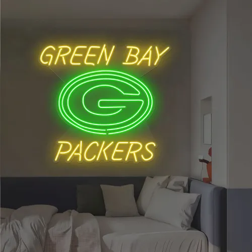 Green Bay Packers Neon Sign - Custom Patch