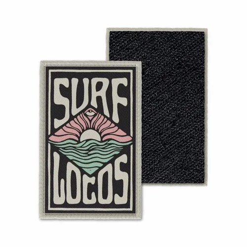 Rectangle Surf Locos Velcro Patch - Custom Patch