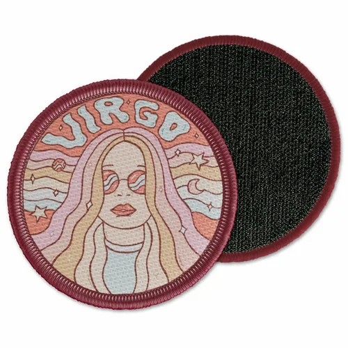Round Virgo Velcro Patch - Custom Patch