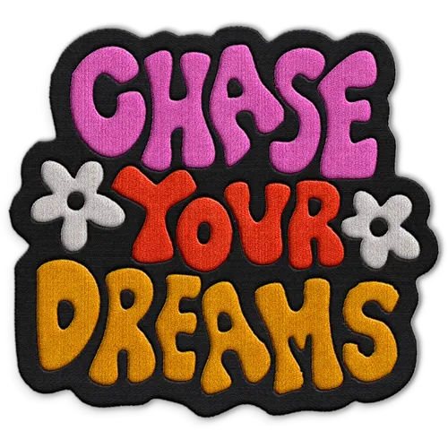 Chase Your Dreams Hat Patch - Custom Patch