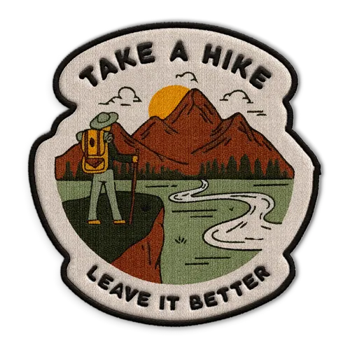 Take A Hike Hat Patch - Custom Patch