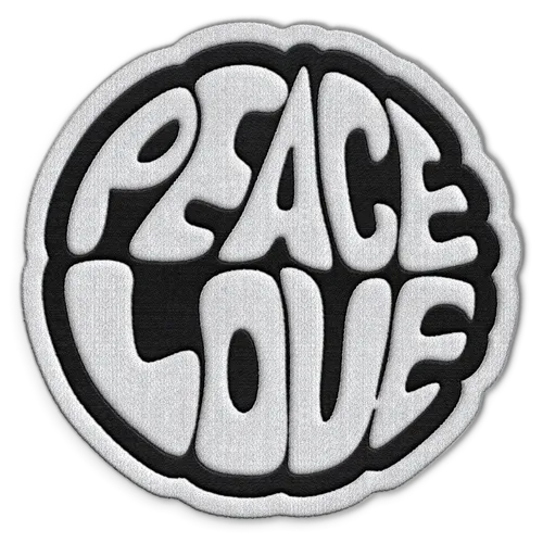 Peace Love Hat Patch - Custom Patch