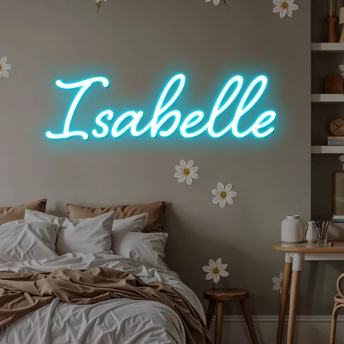 Isabelle Neon Sign - Custom Patch