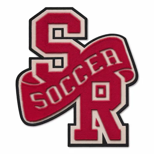 SR Soccer Letterman Jacket Patch - Custom Patch