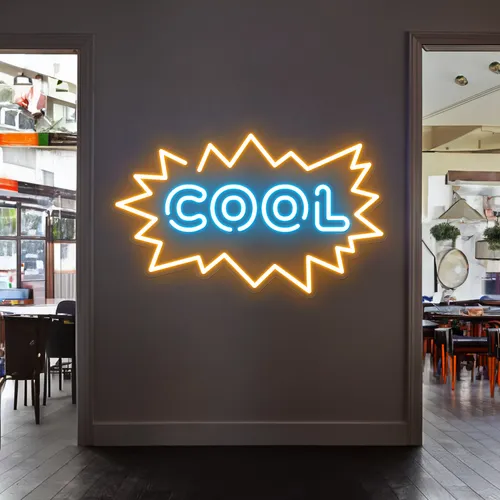Amazingly Cool Neon Sign - Custom Patch