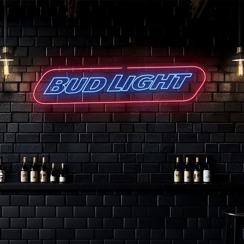 Chill Bud Light Neon Sign - Custom Patch
