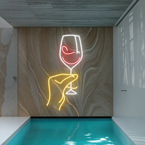 Sassy Glass Neon Sign - Custom Patch