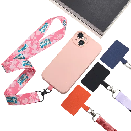 Lanyard & Blank Insert Phone Wallet - Custom Patch