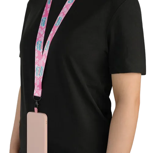 Lanyard & Blank Insert Phone Wallet - Custom Patch