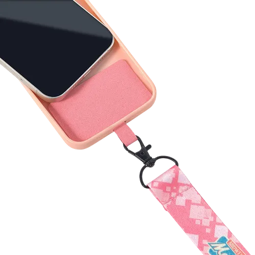 Lanyard & Blank Insert Phone Wallet - Custom Patch