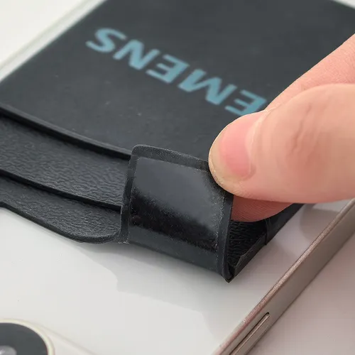 Silicone Phone Wallet Dual Card Holder - Custom Patch