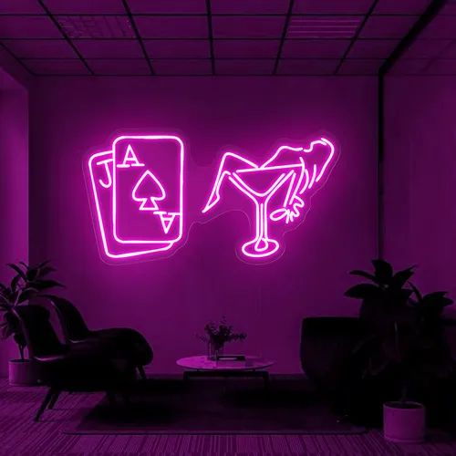 Vegas Night Neon Sign - Custom Patch