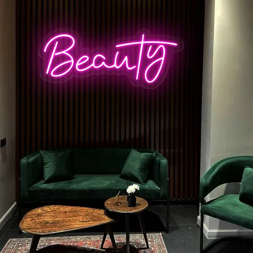 Beauty Neon Sign - Custom Patch